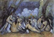 les grandes baigneuses Paul Cezanne